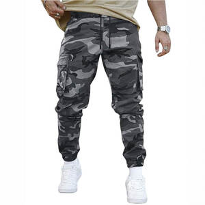 Pantalon cargo tactique pour homme, imprimé camouflage, randonnée en plein air, plusieurs poches, pantalon cargo avec motif camouflage - Product Image 3