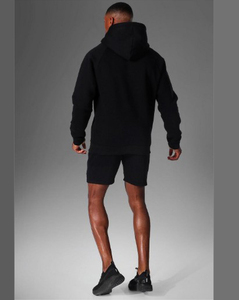Ensemble sweat à capuche et short pour homme Ensemble décontracté style sport Vêtements personnalisés pour homme avec logo Ensemble sweats à capuche et short - Product Image 5