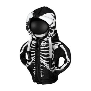 Sudadera con capucha sólida informal de invierno de algodón 100% con estampado de calavera en el último diseño de alta calidad 2025 - Product Image 3