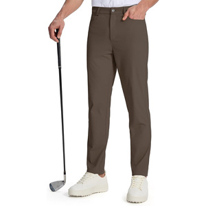 Pantalones de golf para hombre OEM con opciones de personalización pantalones elásticos ajustados para uso promocional UNIFORMES DE EQUIPO y uso diario - Product Image 1