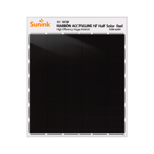 Panneau solaire monocristallin HJT demi-cellule Sunlink 585W haute efficacité type N 550W-600W - Product Image 2
