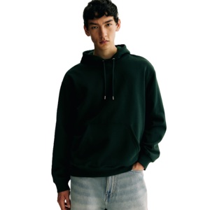 Nouveau Sweat à Capuche Décontracté Homme Automne Hiver 2026, Manches Longues, Multi-Poches, Coupe Droite Tendance, Épaules Tombantes, 100% Coton - Product Image 4