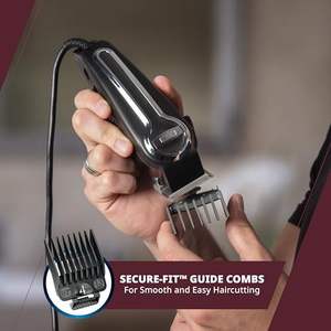 Tondeuse à cheveux électrique professionnelle rechargeable haute performance pour kit de coupe de cheveux à domicile réglable - Product Image 4