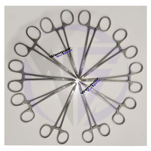 Halsted Curved Mosquito Forceps 5 "Fórceps hemostáticos quirúrgicos Acero inoxidable Reutilizable Herramienta de disección de acero inoxidable - Product Image 6