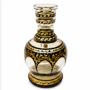 Cachimba Farida Luxury Mini Cleo de latón macizo con juego completo y diseño árabe pintado a mano - Product Image 5