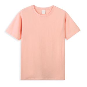 เสื้อยืดผ้าฝ้ายย้อมสีธรรมดาปรับแต่งได้สำหรับผู้ชายดีไซน์สะพายไหล่ทรงโอเวอร์ไซส์ทรงหลวมใส่ได้หลายโอกาส - Product Image 5