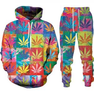 Conjunto Deportivo Personalizado con Logotipo del Fabricante para Hombre, Estilo Urbano, Talla Grande, Sudadera con Cremallera, Pantalones Deportivos, Chándal - Product Image 5