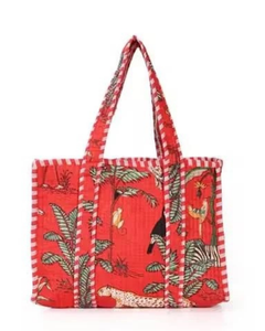 Bolsa de Mano Acolchada de Algodón Premium, Ecológica, con Cierre de Cremallera, para Oficina, Compras y Viajes - Product Image 5