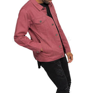 Nouveau design Veste en jean pour hommes adultes Veste en jean pour hommes de couleur unie Vêtements décontractés Veste en jean pour hommes - Product Image 5