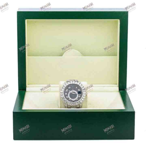 นาฬิกาเพชรเพชรโมอิสประกายสูงสไตล์หรูหราดีไซน์ทันสมัยสำหรับผู้ชายที่รักคุณภาพและสไตล์แฟชั่นที่โดดเด่น - Product Image 4