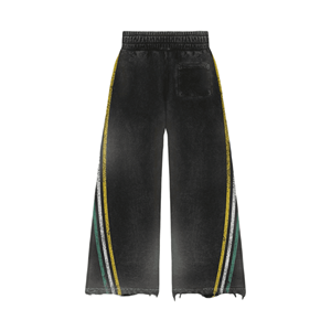 Fabricant OEM sur mesure, survêtement pour homme, streetwear, poids lourd, lavage à l'acide, broderie usée, ensemble de survêtement pour homme - Product Image 5