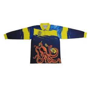 เสื้อโปโลตกปลาแขนยาวสำหรับผู้ชายเสื้อตกปลาแขนยาวพิมพ์ลายซับลิเมชันงานออกแบบออกแบบได้ตามต้องการ - Product Image 3