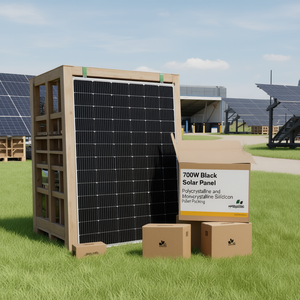 Panel Solar Negro de 700W de BR Solar Group, Policristalino y Monocristalino, Embalaje en Palé - Product Image 3