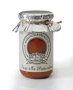 Kualitas Tinggi Piemontese Bruschetta Pasta Saus Dibuat Di Italia Kaca Jar 215 G Terbuat dari Tomat Italia