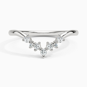 925 argent rond coupe laboratoire cultivé bande anneau abordable bijoux fins Alternative avec haute brillance pour son cadeau idéal bijoux de mariée - Product Image 1