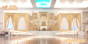 Toronto mariages réception scène toile de fond décor Unique blanc thème mariage nuit fête scène Western mariage cadres de scène - Product Image 3