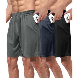 Stretchable Breathable Eco-Friendly <b>Quick</b> <b>Dry</b> Workout <b>Shorts</b> New Design High Quality Cotton/Polyester Custom Men Casual Solid - Product Image 1