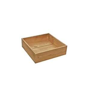 Bandeja de madera para servir con asas de hierro y cobre, plato para comedor, desayuno, café, dormitorio, sala de estar, bandeja otomana para servir alimentos - Product Image 5