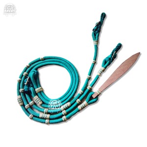 บังเหียนขี่ม้าหนังสไตล์ตะวันตกแบบถักมืออุปกรณ์ขี่ม้า - Product Image 2