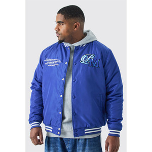 Chaqueta Bomber Varsity Personalizada con Logotipo para Hombre, Chaqueta de Invierno de Seda Satinada en la Parte Delantera, Ropa de Calle Cortavientos, Venta al por Mayor, Súper Calidad - Product Image 1