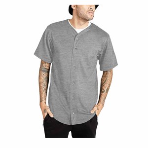 Maillot de baseball sur mesure OEM respirant logo imprimé avec coutures sur le côté arrière hommes sport maillot de baseball à la mode - Product Image 5