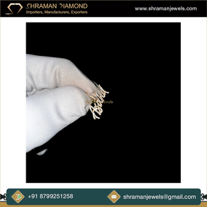 Collar con Colgante de Oro Sólido de 14K Personalizado de Iced Fine Jewelry, con Nombre y Diamante Natural, Ideas para Regalos de Compromiso - Product Image 3