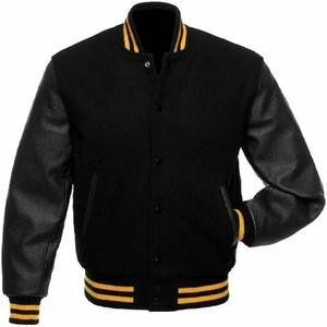 Chaqueta de Lana Acolchada para Hombre de Alta Calidad con Forro de Seda, Logotipo Bordado Personalizado en la Parte Delantera, Ropa de Calle para Invierno - Product Image 3