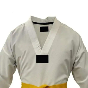 Uniforme de taekwondo léger et personnalisable avec ceinture pour les arts martiaux dans les couleurs cibles - Product Image 6