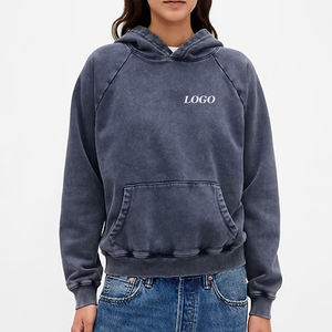 Sweat-shirt pour femme avec épaules tombantes et logo personnalisable, apparence solide et propre, service OEM pour les acheteurs en gros, prix d'usine pour les acheteurs - Product Image 1