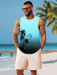 Débardeurs d'entraînement sans manches à capuche pour hommes avec t-shirt graphique pour l'entraînement sportif et musculation - Product Image 4