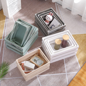 Nhà máy sản xuất đánh bóng bằng gỗ làm tổ Thùng Antique tình yêu chủ đề trang trí tay Crafted hộp lưu trữ - Product Image 3