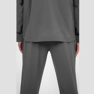 Conjunto deportivo de chaqueta y pantalones cortavientos para hombre, para gimnasio, correr, fitness al aire libre. - Product Image 5