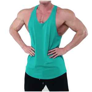 Camiseta sin mangas de talla grande para hombre con gráficos 3D personalizados al por mayor, Camiseta deportiva de verano con tirantes para entrenamiento muscular, gráfico para entrenamiento de gimnasia - Product Image 4