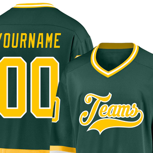 Maillot de hockey sur glace personnalisé à 100% avec manches longues, logo de marque et logo uni, maillot de hockey sur glace respirant de haute qualité - Product Image 2