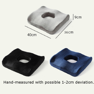 Almofada Média Firme Antiderrapante Gel Ortopédico Memória Espuma Almofada do assento Praça Anti-Decúbito Almofada Hemorróida Alívio Da Dor - Product Image 3