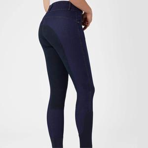 กางเกงขี่ม้าสำหรับผู้หญิงเสื้อผ้าผ้ายีนส์ยืดได้4ทางกางเกงขายาวออกแบบได้ตามต้องการ - Product Image 6