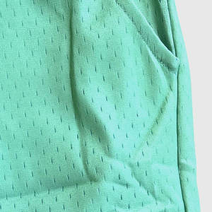 Pantalones cortos de malla con bolsillos Color sólido Gimnasio Baloncesto Activewear Athletic Works Pantalones cortos de malla de verano para hombres - Product Image 6