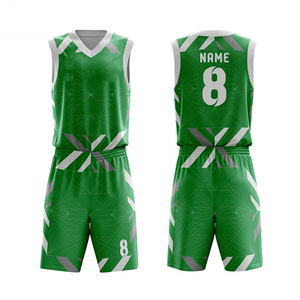 Maillot et short de basket-ball pour hommes, vêtements d'équipe personnalisés 100% polyester, uniforme respirant à séchage rapide, fabricant OEM - Product Image 6