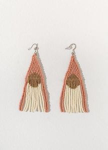 Pendientes de bordado de cuentas de lujo Pendientes de cuentas bordadas Pendientes de bordado de cuentas hechos a mano Personalizar completamente - Product Image 3