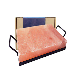 แผ่นอิฐเกลือหิมาลายันสีชมพูขนาดใหญ่แบบใหม่เทคนิคดิบสำหรับทำอาหารแผ่นพื้นต้นกำเนิดของปากีสถานงานฝีมือจากธรรมชาติ - Product Image 1