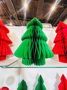 Trendy <b>Paper</b> Trees Handmade Honeycomb Artificial Christmas Tree Ornaments for Centerpieces Table Window at Best Wholesale Price - Product Image 2