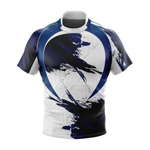 Maillot de Rugby personnalisé noir et rouge, personnalisé avec logo et taille personnalisés, haute qualité, respirant et confortable - Product Image 6