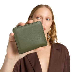 <b>Men's</b> Durable PU Leather Long RFID Zipper Closure Wallet Coin ID Bag <b>Purses</b> with Polyester Lining Zipper Cover Type - Product Image 5