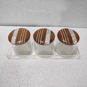 Plateau en résine avec logo personnalisé de haute qualité avec bois acrylique prix de gros plateau de service collations maison et cuisine à l'adresse artisanat - Product Image 6