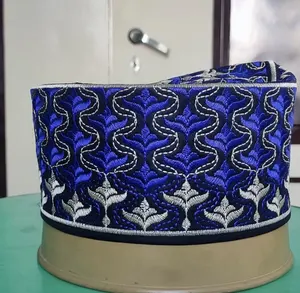 2022 islamico musulmano hi quality berretto da preghiera barkati da uomo namaz topi kufi topi barkaati Knitting Kufi Topi mix di colori