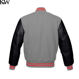 Chaqueta Varsity Letterman personalizada para estudiantes y atletas, cómoda, cálida, elegante, opción para los amantes de la moda callejera de invierno - Product Image 6