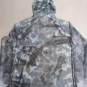 Sudadera con capucha de protección solar UPF 50 + para hombre, ligera, para pesca al aire libre, Jersey de manga larga, agujeros para el pulgar, Invierno 100% algodón - Product Image 5