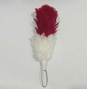 2024 diseño personalizado de plumas de pato de alta calidad teñidas crudas lavadas con patrones naturales para aplicaciones de boda al por mayor - Product Image 1