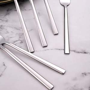 SmoothGrip Luxury Silver Stainless Steel Mirror Polish 6-Piece <b>Fork</b> Set Including Dinner and Fruit <b>Forks</b> for Home Restaurant Use - Product Image 4