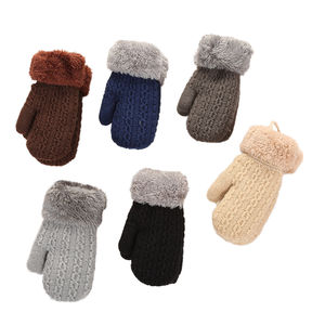 Gants d'hiver unisexes à écran tactile en acrylique 2025 pour le ski, les sports d'extérieur et les mitaines décontractées en nylon - Product Image 1